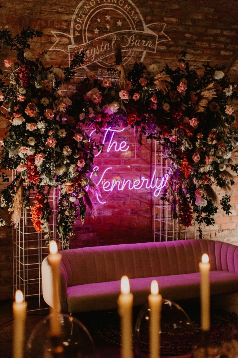 south-african-destination-wedding-custom-neon-sign-floral-display