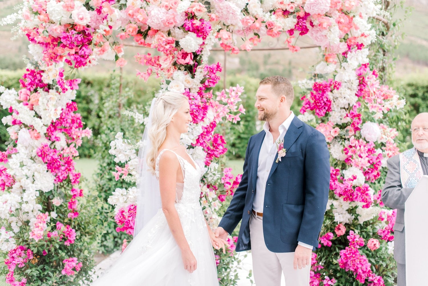 summery pink western cape destination wedding