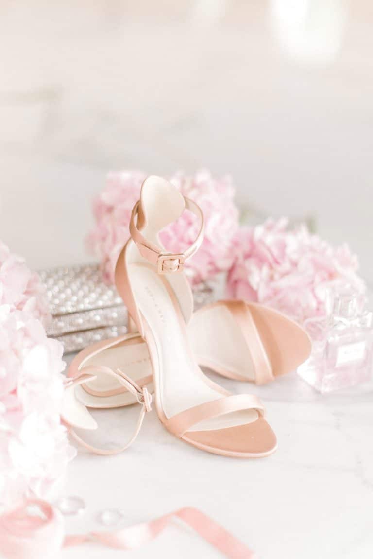 blush bridal shoes Sophia Webster