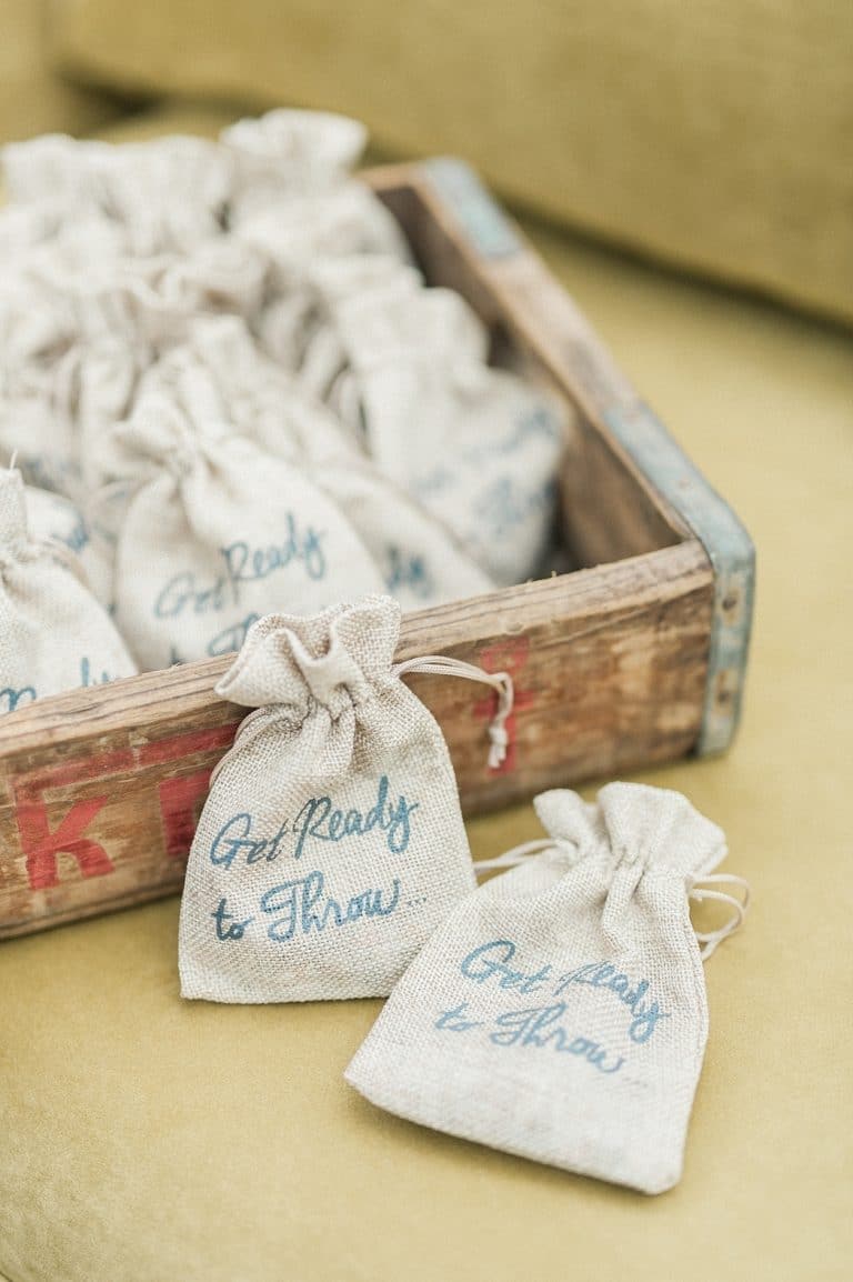 fabric confetti bags