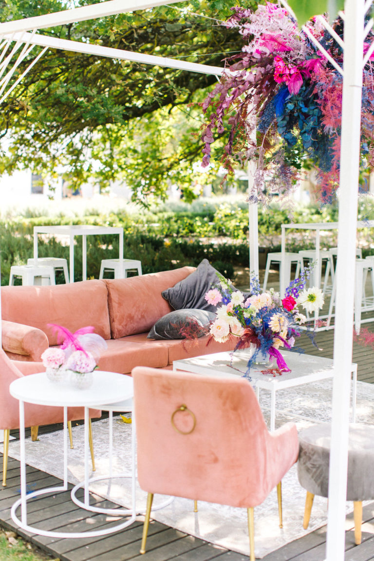 outdoor lounge areas Franschhoek destination wedding